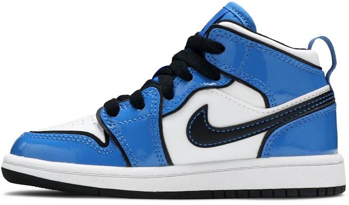 (Preschool) Air Jordan 1 Mid SE 'Signal Blue' BQ6932-402 Lookbook (Preschool) Air Jordan 1 Mid SE 'Signal Blue' BQ6932-402