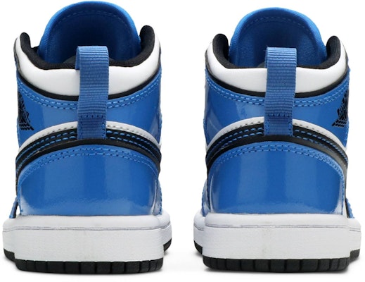 (Preschool) Air Jordan 1 Mid SE 'Signal Blue' BQ6932-402 Details for (Preschool) Air Jordan 1 Mid SE 'Signal Blue' BQ6932-402