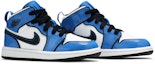 Cheap (PS) Air Jordan 1 Mid SE 'Signal Blue' dalam Biru Isyarat BQ6932-402
