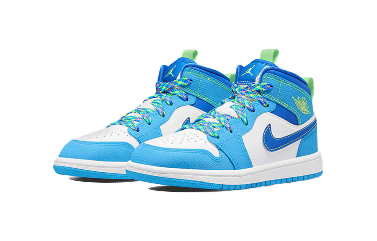 Lookbook (PS) Air Jordan 1 Mid SE 'Sprite' Lelaki Sneakers DA8011-400