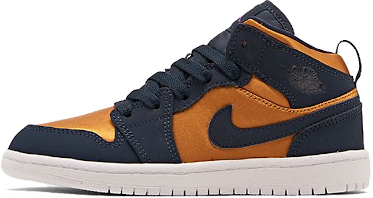 (Preschool) Air Jordan 1 Mid SE 'Stain Gold' BQ6932-401 Buy (Preschool) Air Jordan 1 Mid SE 'Stain Gold' BQ6932-401