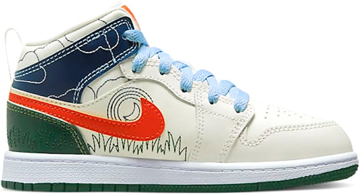 (PS) Air Jordan 1 Mid SE 'Jahitan' DX2461-100 Order (PS) Air Jordan 1 Mid SE 'Jahitan' DX2461-100