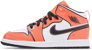 (Preschool) Air Jordan 1 Mid SE 'Turf Orange' BQ6932-802 (Preschool) Air Jordan 1 Mid SE 'Turf Orange' BQ6932-802