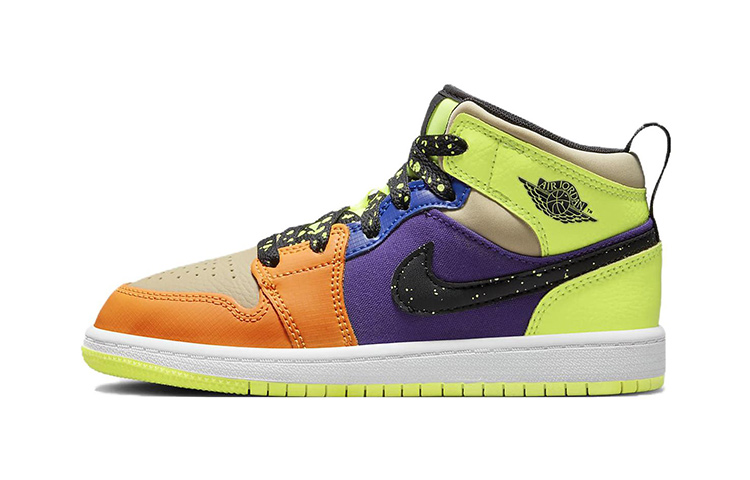 Buy (PS) Air Jordan 1 Mid SE 'Volt Vivid Orange' Lelaki & Wanita FD8793-700
