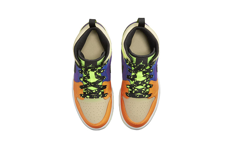 Shop (PS) Air Jordan 1 Mid SE 'Volt Vivid Orange' Lelaki & Wanita FD8793-700