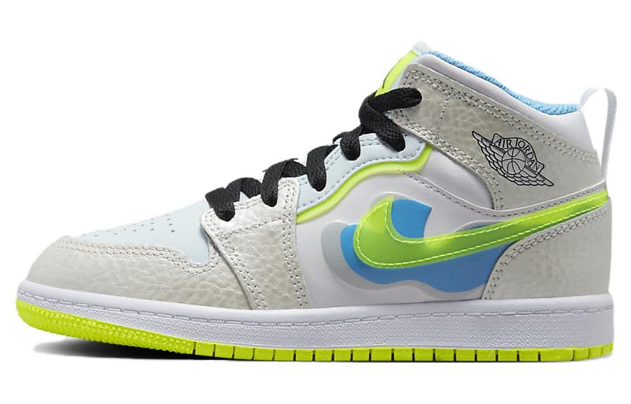 Buy (PS) Air Jordan 1 Mid SE 'Warped Swoosh' DV1320-017