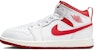 (Preschool) Air Jordan 1 Mid SE 'White Dune Red' FJ3467-160