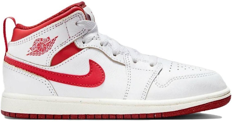 (Preschool) Air Jordan 1 Mid SE 'White Dune Red' FJ3467-160 Order (Preschool) Air Jordan 1 Mid SE 'White Dune Red' FJ3467-160