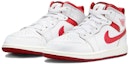 Lookbook (Preschool) Air Jordan 1 Mid SE 'White Dune Red' FJ3467-160