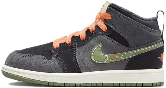 (PS) Air Jordan 1 Mid SE Craft 'Anthracite Light Olive' Lelaki & Wanita Stylish FD9094-003 Buy (PS) Air Jordan 1 Mid SE Craft 'Anthracite Light Olive' Lelaki & Wanita Stylish FD9094-003
