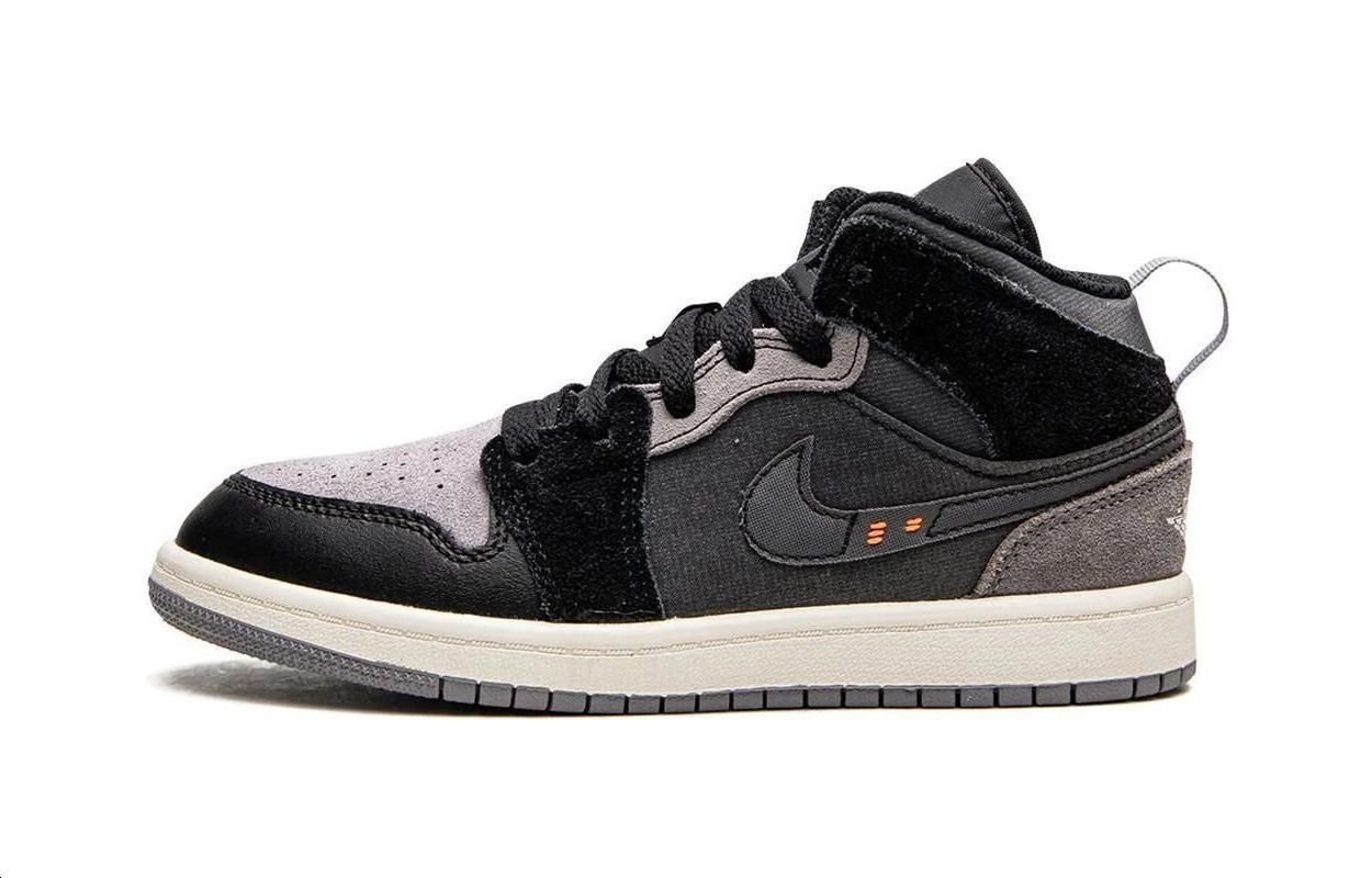 Buy (PS) 에어 조던 1 미드 SE 크래프트 "인사이드 아웃 블랙" DV0436-001