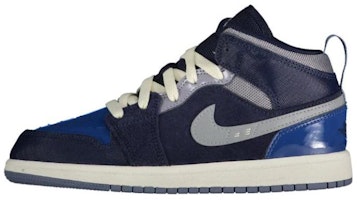 (Preschool) Air Jordan 1 Mid SE Craft 'Inside Out - Obsidian' DX2195-400 (Preschool) Air Jordan 1 Mid SE Craft 'Inside Out - Obsidian' DX2195-400