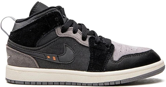 (PS) Air Jordan 1 Mid SE Craft 'Inside Out - Hitam' DV0436-001 Order (PS) Air Jordan 1 Mid SE Craft 'Inside Out - Hitam' DV0436-001