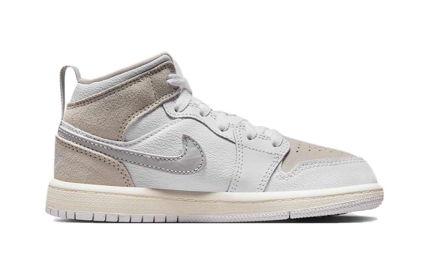 Order (PS) Air Jordan 1 中帮 SE Craft '内外翻转 - 白帆' FB9141-120