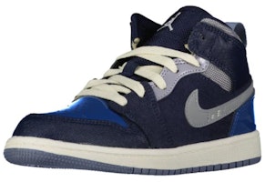 (學齡前)Air Jordan 1 Mid SE Craft 'Inside Out - 深藍' DX2195-400 Lookbook (學齡前)Air Jordan 1 Mid SE Craft 'Inside Out - 深藍' DX2195-400