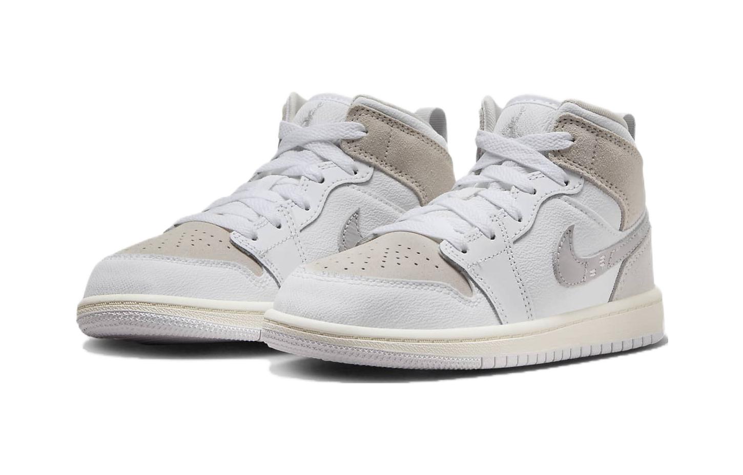 Lookbook (PS) Air Jordan 1 中帮 SE Craft '内外翻转 - 白帆' FB9141-120