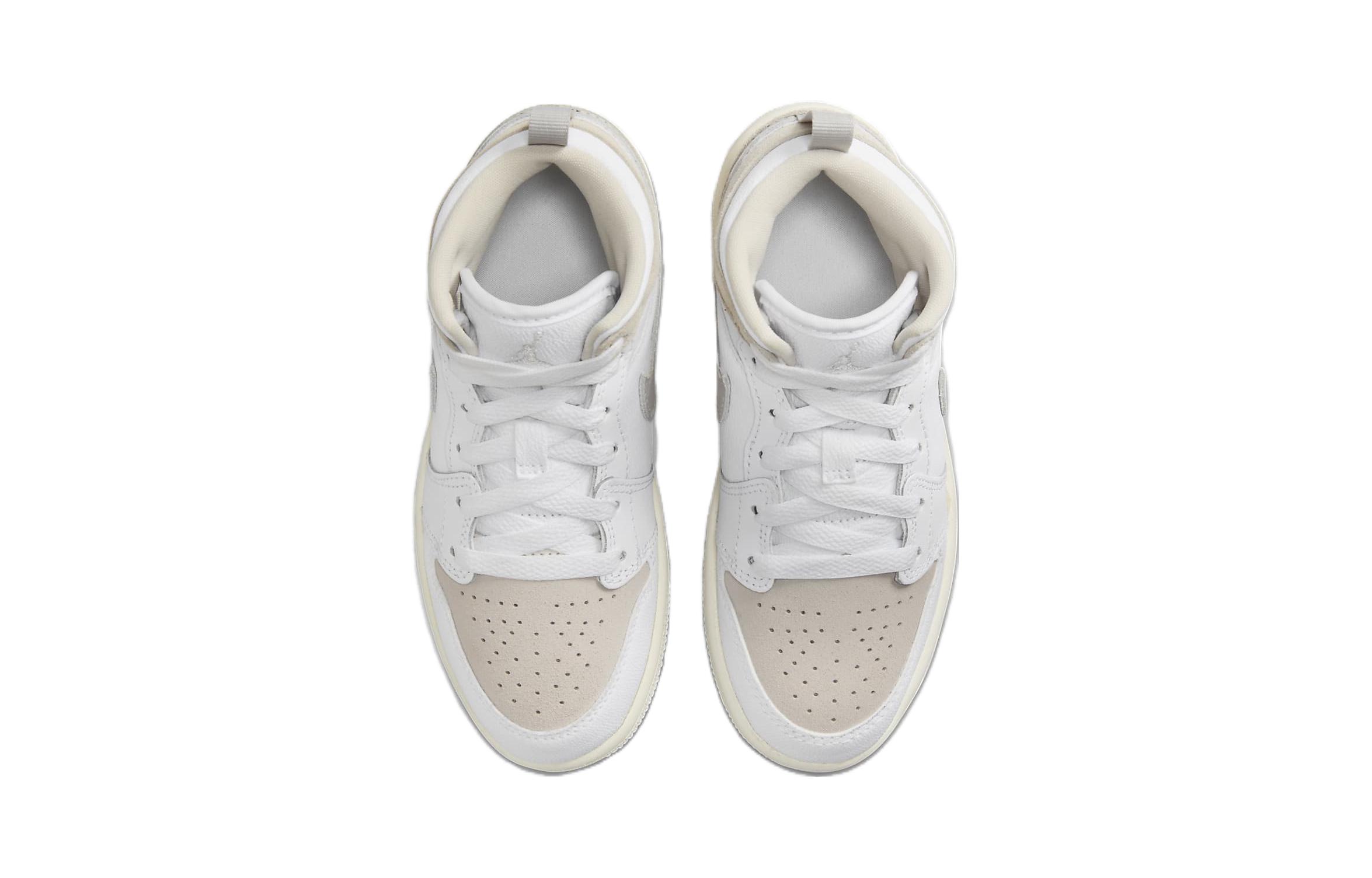 Shop (PS) Air Jordan 1 中帮 SE Craft '内外翻转 - 白帆' FB9141-120