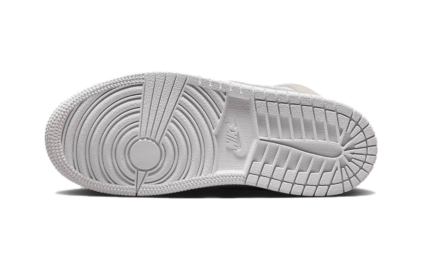 Details for (PS) Air Jordan 1 中帮 SE Craft '内外翻转 - 白帆' FB9141-120