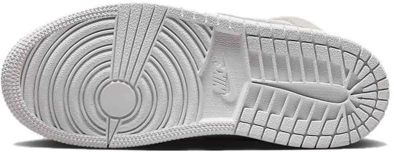 (PS) Air Jordan 1 中帮 SE Craft '内外翻转 - 白帆' FB9141-120 Details for (PS) Air Jordan 1 中帮 SE Craft '内外翻转 - 白帆' FB9141-120