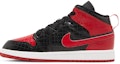 Lookbook (PS) 에어 조던 1 미드 SS '블랙 + 레드 = 브레드' DM9651-001