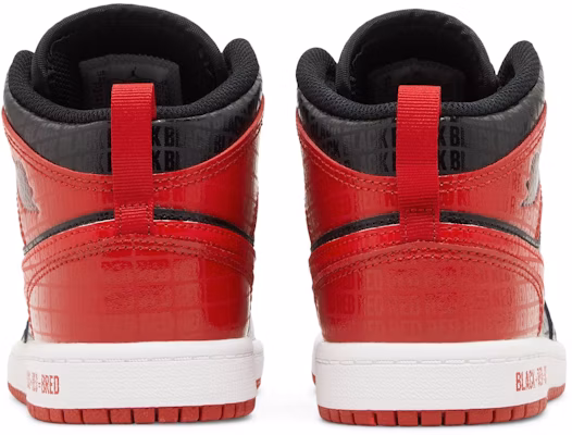 (PS) 에어 조던 1 미드 SS '블랙 + 레드 = 브레드' DM9651-001 Details for (PS) 에어 조던 1 미드 SS '블랙 + 레드 = 브레드' DM9651-001
