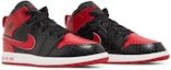 Cheap (PS) 에어 조던 1 미드 SS '블랙 + 레드 = 브레드' DM9651-001