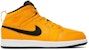 (Pra-Sekolah) Air Jordan 1 Mid Emas Hitam Universiti 640734-700