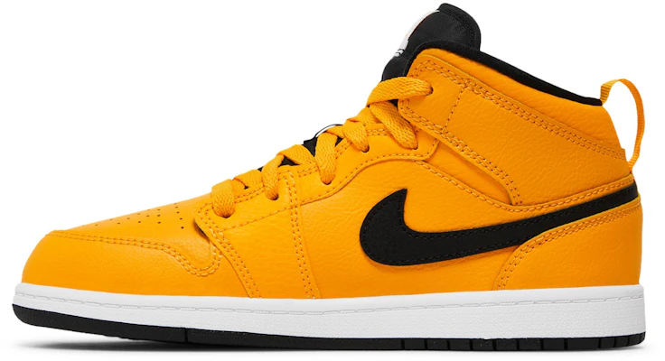 Black and yellow jordan top 1 preschool