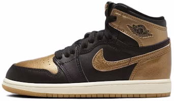 (Preschool) Air Jordan 1 Retro High OG 'Black Metallic Gold' FD1412-071 (Preschool) Air Jordan 1 Retro High OG 'Black Metallic Gold' FD1412-071