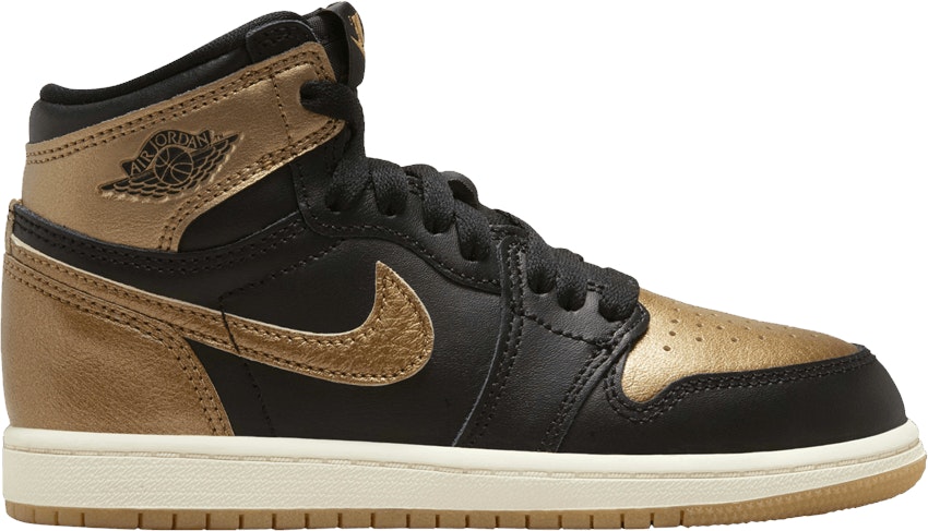 (Preschool) Air Jordan 1 Retro High OG 'Black Metallic Gold' FD1412-071 - FD1412-071 - Novelship