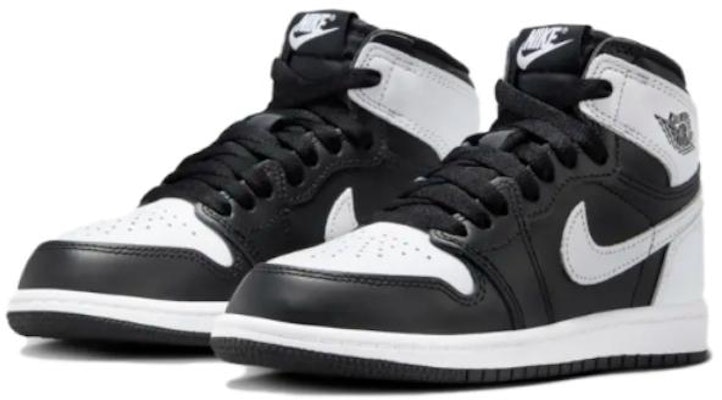(Preschool) Air Jordan 1 Retro High OG 'Black White 2.0' FD1412-010 Lookbook (Preschool) Air Jordan 1 Retro High OG 'Black White 2.0' FD1412-010