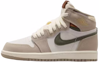 (Preschool) Air Jordan 1 Retro High OG 'Khaki' FD2597-201