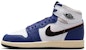 (JR) Air Jordan 1 Retro High OG 'Rare Air - Biru Diraja Pekat' FD1412-100