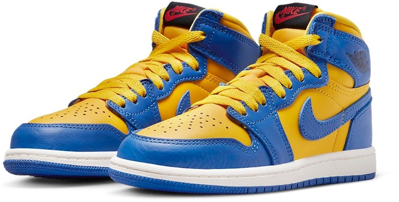 (Preschool) Air Jordan 1 Retro High OG 'Reverse Laney' FD2597-700 Lookbook (Preschool) Air Jordan 1 Retro High OG 'Reverse Laney' FD2597-700