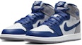 Lookbook (PS) Air Jordan 1 Retro High OG 'True Blue' Lelaki Biru Asli FD1412-410