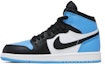 Lookbook (PS) Air Jordan 1 Retro High OG 'UNC Toe' Lelaki Wanita Sneakers FD1412-400