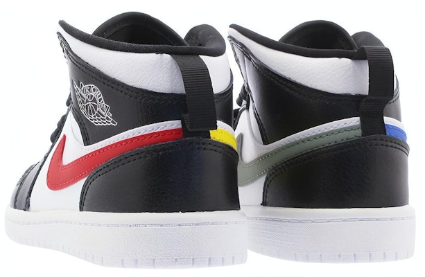 (PS) Air Jordan 1 Retro Mid BP 'Crayon Pack' para niños. 640734-052 Lookbook (PS) Air Jordan 1 Retro Mid BP 'Crayon Pack' para niños. 640734-052
