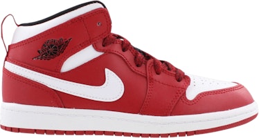 (Preschool) Air Jordan 1 Retro Mid BP 'Gym Red' 640734-605 (Preschool) Air Jordan 1 Retro Mid BP 'Gym Red' 640734-605