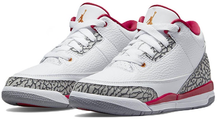 (幼童鞋) Air Jordan 3 復刻版「枢机红」429487-126 Lookbook (幼童鞋) Air Jordan 3 復刻版「枢机红」429487-126