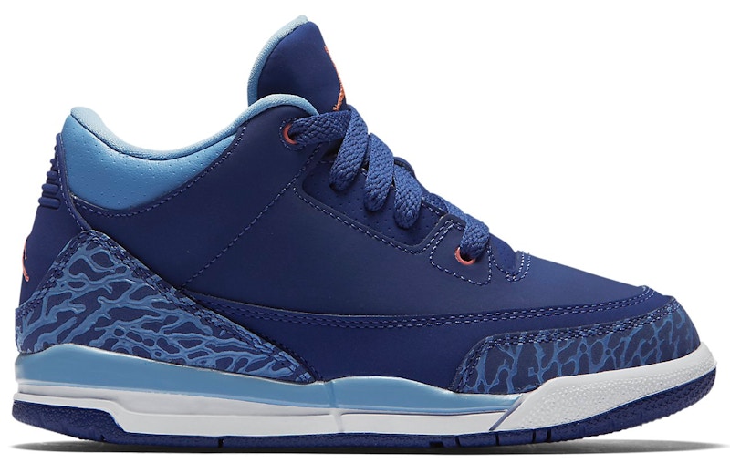(Preschool) Air Jordan 3 Retro 'Dark Blue Dust' 441141-506
