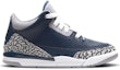 Order (PS) Air Jordan 3 Retro 'Georgetown' Lelaki Kanvas Kasual Sneakers. 429487-401