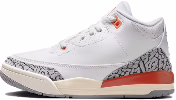 (Preschool) Air Jordan 3 Retro 'Georgia Peach' FQ9174-121 (Preschool) Air Jordan 3 Retro 'Georgia Peach' FQ9174-121