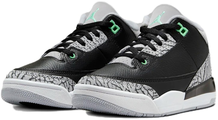 (Preschool) Air Jordan 3 Retro 'Green Glow' DM0966-031 Lookbook (Preschool) Air Jordan 3 Retro 'Green Glow' DM0966-031