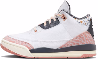 (Preschool) Air Jordan 3 Retro 'Red Stardust' FQ9174-100 (Preschool) Air Jordan 3 Retro 'Red Stardust' FQ9174-100