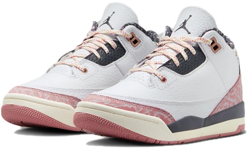 (PS) Air Jordan 3 复刻版 '红色星尘' FQ9174-100 Lookbook (PS) Air Jordan 3 复刻版 '红色星尘' FQ9174-100