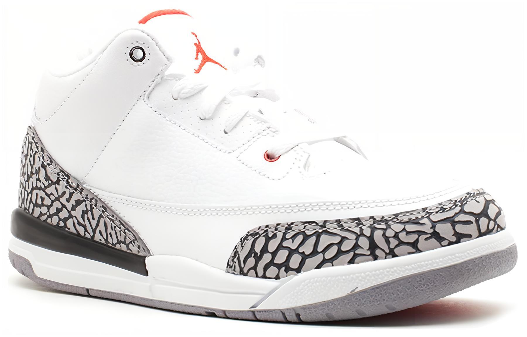 Lookbook (PS) Air Jordan 3 Retro 'Blanco' 429487-105