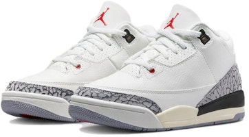 (PS) Air Jordan 3 Retro 'White Cement Reimagined' Putih Simen DM0966-100 Lookbook (PS) Air Jordan 3 Retro 'White Cement Reimagined' Putih Simen DM0966-100