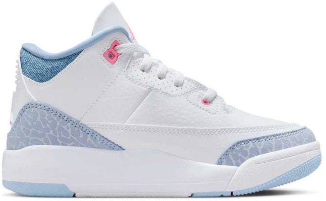 (JR) Air Jordan 3 Retro 'Blanco Cobalto Bliss' HQ0783-101 Details for (JR) Air Jordan 3 Retro 'Blanco Cobalto Bliss' HQ0783-101