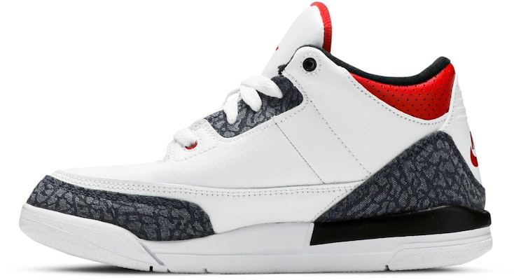 (Preschool) Air Jordan 3 Retro Denim SE 'Fire Red' DB0443-100 Lookbook (Preschool) Air Jordan 3 Retro Denim SE 'Fire Red' DB0443-100