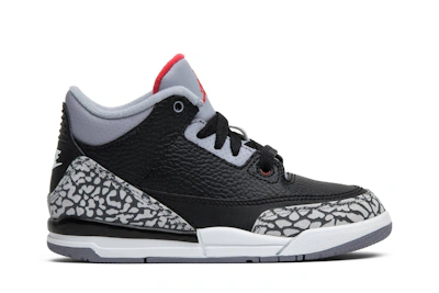 (Preschool) Air Jordan 3 Retro OG 2018 'Black Cement' 429487-021